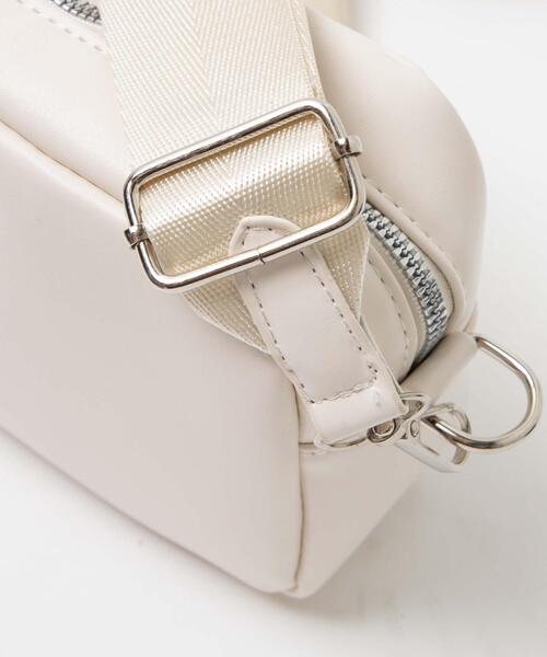 WEGO（ウィゴー）の「WEGO/ポーチ付きPUミニショルダー（ショルダーバッグ・レディース・ブラック/オフホワイト・FREE）」の16枚目の写真