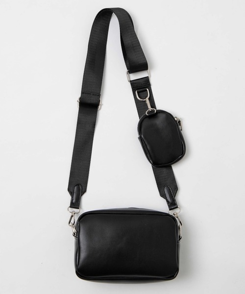 WEGO（ウィゴー）の「WEGO/ポーチ付きPUミニショルダー（ショルダー