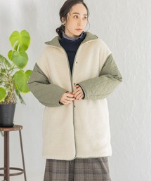 studio CLIP | 【撥水/マシンウォッシャブル】リバーシブルボアミドルコート(その他アウター)