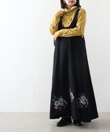 EMAGO 裾花刺繍ﾜﾝﾋﾟｰｽ