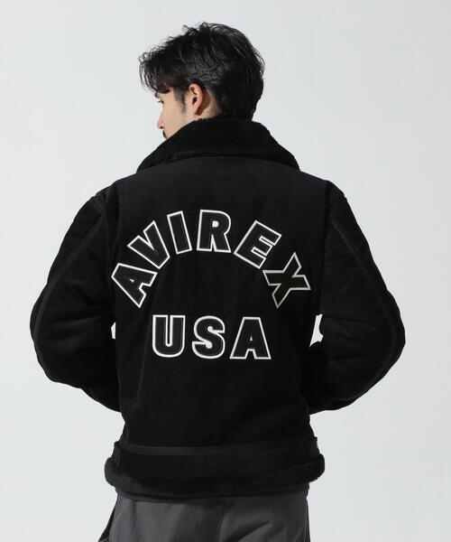 AVIREX（アヴィレックス）の「《WEB&DEPOT限定》CORDUROY B-3 JACKET / コーデュロイ B-3 ジャケット / AVIREX / アヴィレックス（ミリタリージャケット・メンズ・ブラック/ブラウン・MEDIUM/LARGE/X-LARGE/XX-LARGE/FREE）」の16枚目の写真