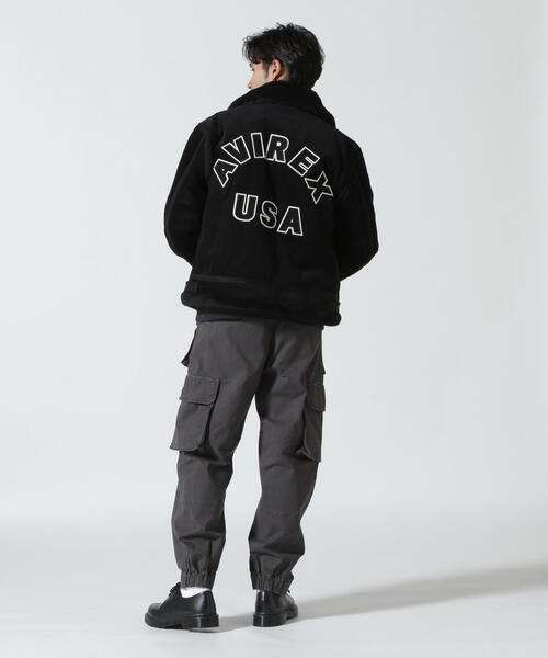 AVIREX（アヴィレックス）の「《WEB&DEPOT限定》CORDUROY B-3 JACKET / コーデュロイ B-3 ジャケット / AVIREX / アヴィレックス（ミリタリージャケット・メンズ・ブラック/ブラウン・MEDIUM/LARGE/X-LARGE/XX-LARGE/FREE）」の18枚目の写真