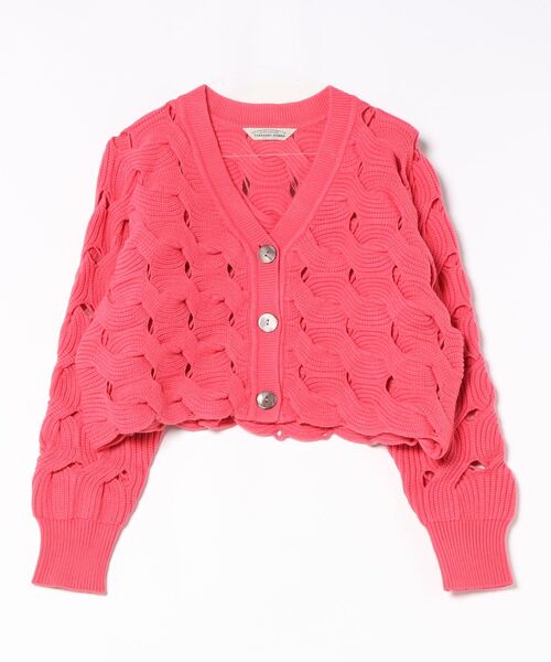 Raspberry 立体ボンボン編みウールカーディガン フリーサイズ 楽天市場】手編みニットカーディガンの通販 Raspberry 立体ボンボン