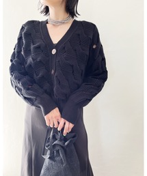 Torrazzo Donna（トラッゾドンナ）の「立体ケーブル編みボレロ（カーディガン/ボレロ）」