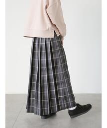 Lugnoncure | チェックプリーツスカート(スカート)