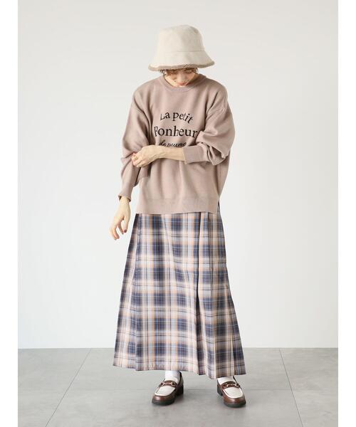 Lugnoncure（ルノンキュール）の「チェックプリーツスカート（スカート・レディース・ブラック/ブルー/グリーン・F）」の8枚目の写真