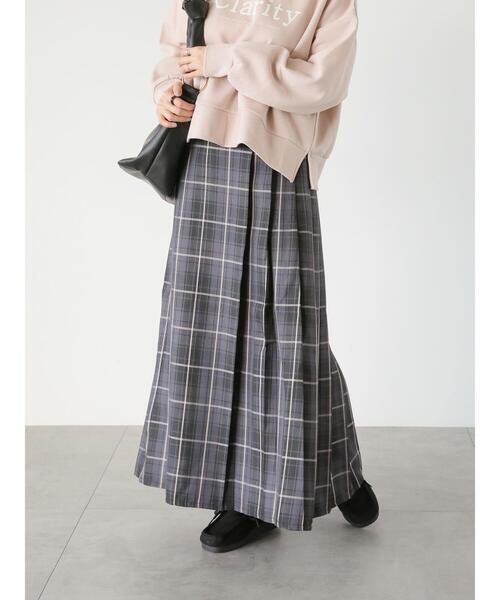 Lugnoncure（ルノンキュール）の「チェックプリーツスカート（スカート・レディース・ブラック/ブルー/グリーン・F）」の11枚目の写真