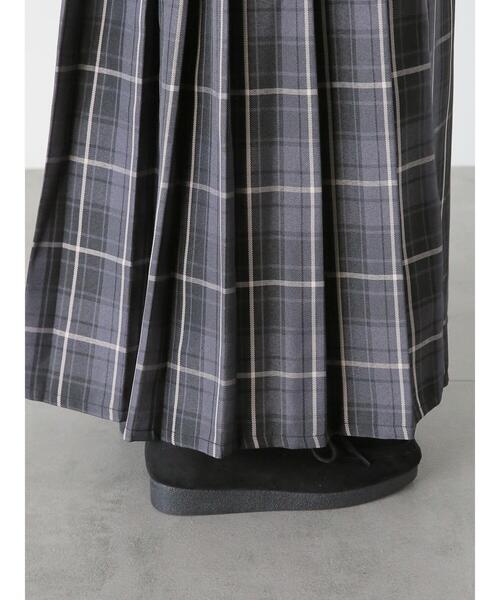 Lugnoncure（ルノンキュール）の「チェックプリーツスカート（スカート・レディース・ブラック/ブルー/グリーン・F）」の13枚目の写真