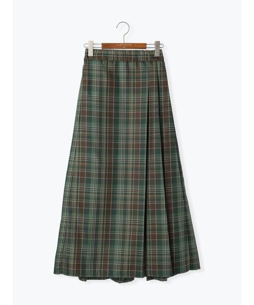 Lugnoncure（ルノンキュール）の「チェックプリーツスカート（スカート・レディース・ブラック/ブルー/グリーン・F）」の16枚目の写真