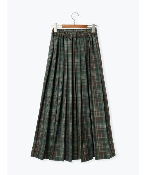 Lugnoncure（ルノンキュール）の「チェックプリーツスカート（スカート・レディース・ブラック/ブルー/グリーン・F）」の17枚目の写真