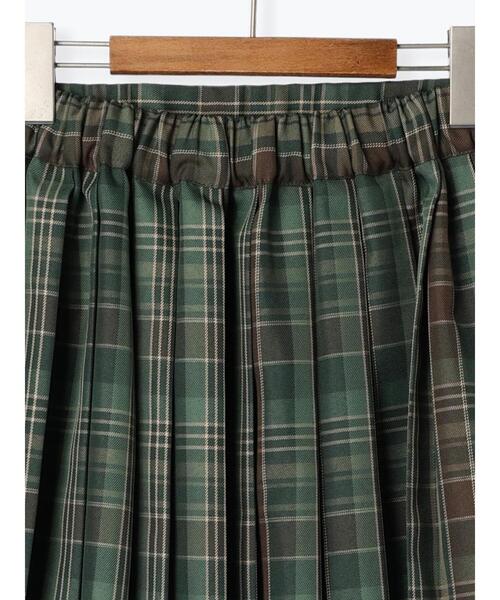 Lugnoncure（ルノンキュール）の「チェックプリーツスカート（スカート・レディース・ブラック/ブルー/グリーン・F）」の21枚目の写真
