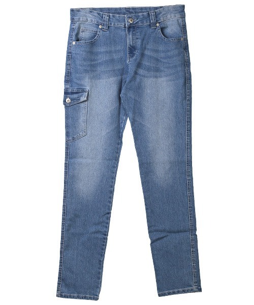 LUXSTYLE(ラグスタイル)の「デニムカーゴパンツ(デニムパンツ・メンズ・ライトグレー/インディゴブルー/ブルー/ブラック系その他・M/L/XL)」の12枚目の写真