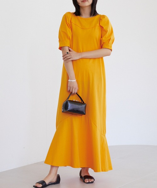 LAVEANGE（ラビアンジェ）の「切替カットワンピース（ワンピース