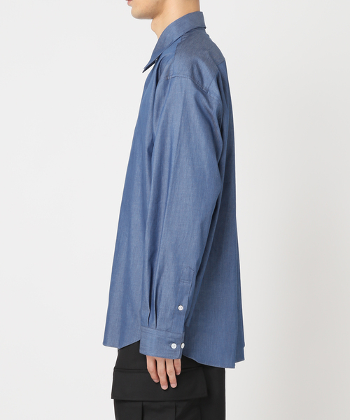 417 EDIFICE（フォーワンセブンエディフィス）の「【LE JAPON】 Akita レギュラーカラーデニムシャツ（シャツ/ブラウス・メンズ・コバルトブルー/ブルー系その他・LARGE/MEDIUM/SMALL）」の17枚目の写真