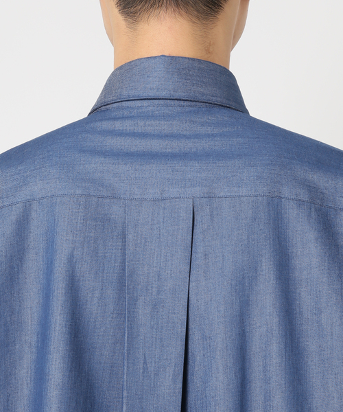 417 EDIFICE（フォーワンセブンエディフィス）の「【LE JAPON】 Akita レギュラーカラーデニムシャツ（シャツ/ブラウス・メンズ・コバルトブルー/ブルー系その他・LARGE/MEDIUM/SMALL）」の19枚目の写真
