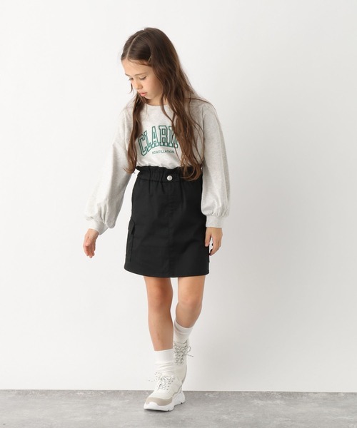 GLOBAL WORK（グローバルワーク）の「インナー付きカーゴスカート/990493（スカート・キッズ・ブラック/カーキ・120cm/130cm/140cm/150cm/160cm/170cm）」の5枚目の写真