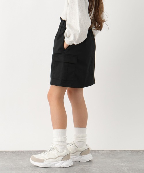 GLOBAL WORK（グローバルワーク）の「インナー付きカーゴスカート/990493（スカート・キッズ・ブラック/カーキ・120cm/130cm/140cm/150cm/160cm/170cm）」の11枚目の写真
