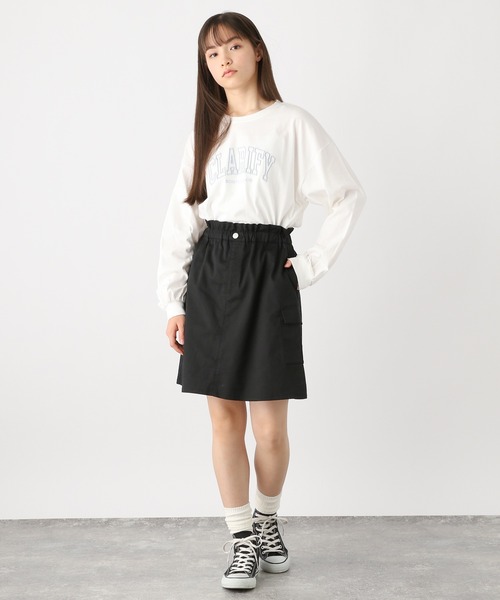 GLOBAL WORK（グローバルワーク）の「インナー付きカーゴスカート/990493（スカート・キッズ・ブラック/カーキ・120cm/130cm/140cm/150cm/160cm/170cm）」の18枚目の写真