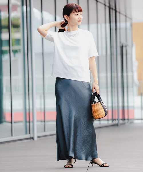 B:MING by BEAMS(ビーミングバイビームス)の「B:MING by BEAMS / モックネック ラグラン Tシャツ(Tシャツ/カットソー・レディース・ブラウン系その他2/オフホワイト/ブラック/ブルー系その他・ONE SIZE)」の12枚目の写真