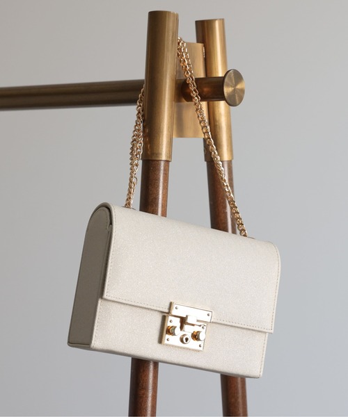 Thevon(ゼボン)の「【オケージョン】スクエアミニラメバッグ(ハンドバッグ・レディース・ブラック/グレー/ベージュ・FREE)」の10枚目の写真