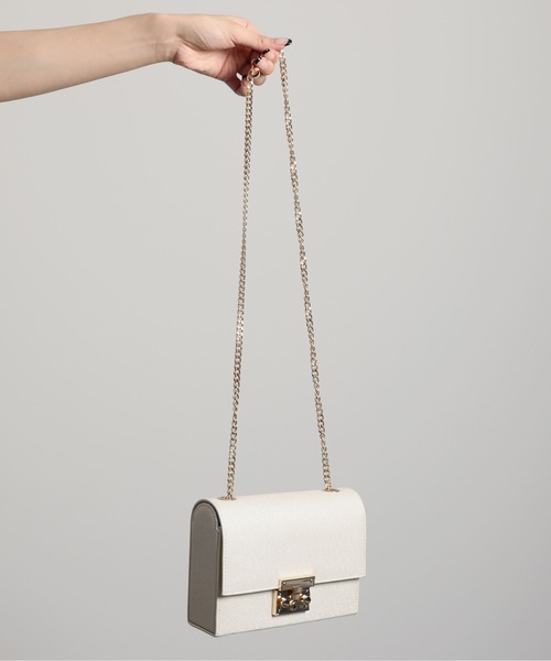 Thevon(ゼボン)の「【オケージョン】スクエアミニラメバッグ(ハンドバッグ・レディース・ブラック/グレー/ベージュ・FREE)」の12枚目の写真