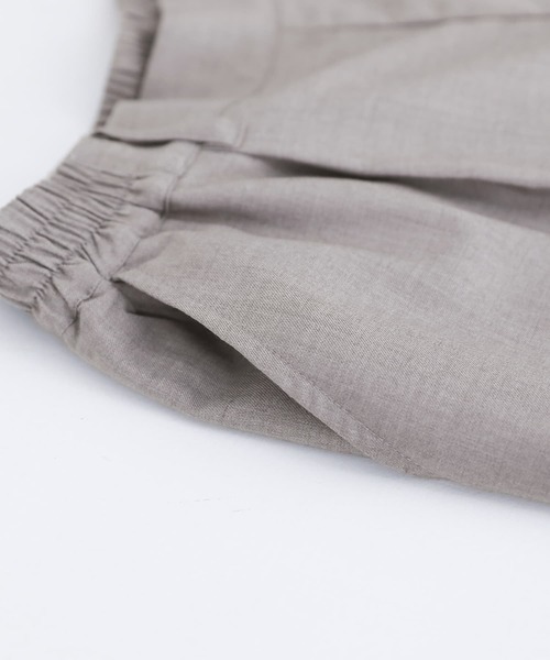 n'OrLABEL（ノアールレーベル）の「【セットアップ2点セット】『異素材ブラウスセットアップ』（パンツドレス・レディース・ブラック/ライトグレー・1/2）」の20枚目の写真