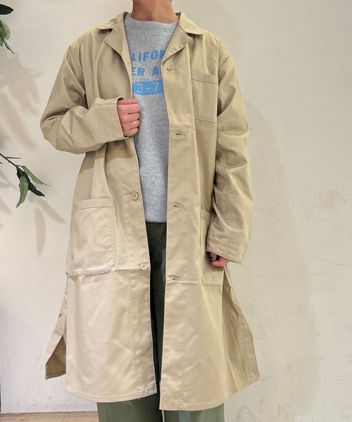 OLD BETTY'S(オールドベティーズ)の「オールドベティーズ【OLD BETTY’S】T/C Engineer Coat(その他アウター・レディース・サンドベージュ/ネイビー・M)」の6枚目の写真