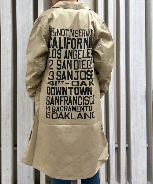 OLD BETTY'S(オールドベティーズ)の「オールドベティーズ【OLD BETTY’S】T/C Engineer Coat(その他アウター・レディース・サンドベージュ/ネイビー・M)」の5枚目の写真