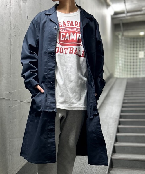 OLD BETTY'S(オールドベティーズ)の「オールドベティーズ【OLD BETTY’S】T/C Engineer Coat(その他アウター・レディース・サンドベージュ/ネイビー・M)」の3枚目の写真