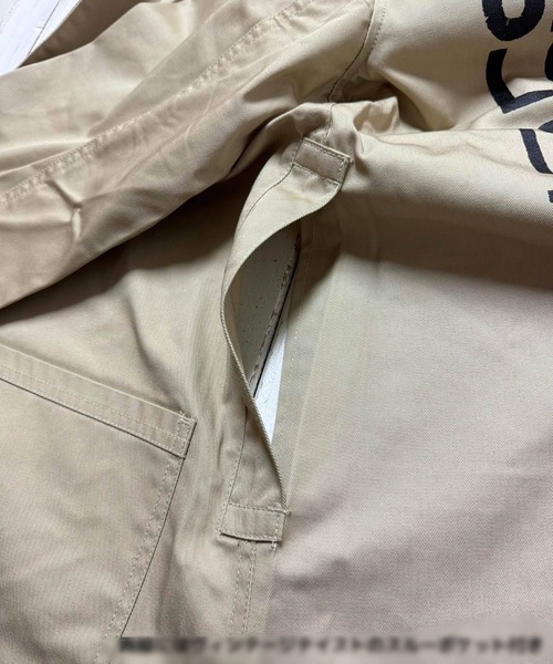 OLD BETTY'S(オールドベティーズ)の「オールドベティーズ【OLD BETTY’S】T/C Engineer Coat(その他アウター・レディース・サンドベージュ/ネイビー・M)」の18枚目の写真
