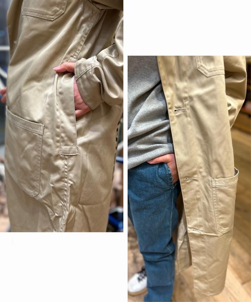OLD BETTY'S(オールドベティーズ)の「オールドベティーズ【OLD BETTY’S】T/C Engineer Coat(その他アウター・レディース・サンドベージュ/ネイビー・M)」の19枚目の写真