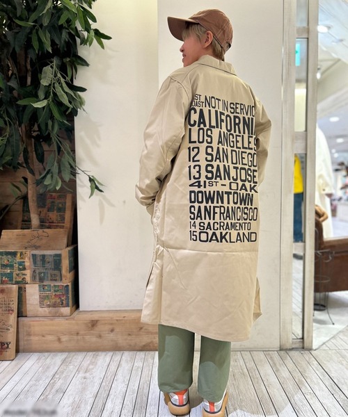 OLD BETTY'S(オールドベティーズ)の「オールドベティーズ【OLD BETTY’S】T/C Engineer Coat(その他アウター・レディース・サンドベージュ/ネイビー・M)」の13枚目の写真