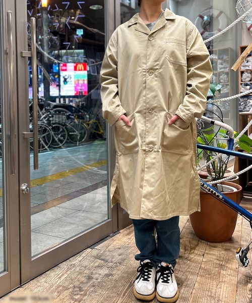 OLD BETTY'S(オールドベティーズ)の「オールドベティーズ【OLD BETTY’S】T/C Engineer Coat(その他アウター・レディース・サンドベージュ/ネイビー・M)」の14枚目の写真