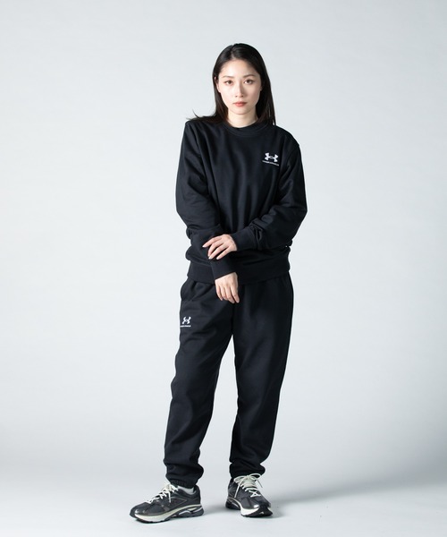 UNDER ARMOUR（アンダーアーマー）の「UAエッセンシャルテリー クルー（トレーニング/メンズ）（スウェット・メンズ・ブラック・M/XL/S/XXL/L）」の6枚目の写真