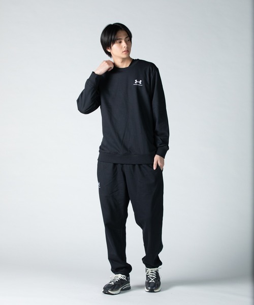 UNDER ARMOUR（アンダーアーマー）の「UAエッセンシャルテリー クルー（トレーニング/メンズ）（スウェット・メンズ・ブラック・M/XL/S/XXL/L）」の7枚目の写真