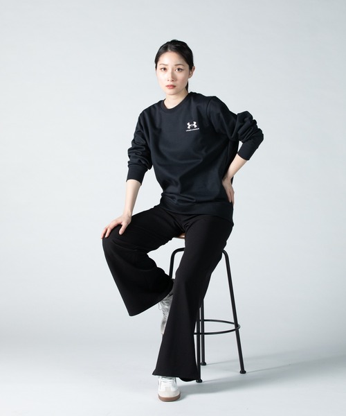 UNDER ARMOUR（アンダーアーマー）の「UAエッセンシャルテリー クルー（トレーニング/メンズ）（スウェット・メンズ・ブラック・M/XL/S/XXL/L）」の8枚目の写真