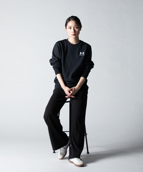 UNDER ARMOUR（アンダーアーマー）の「UAエッセンシャルテリー クルー（トレーニング/メンズ）（スウェット・メンズ・ブラック・M/XL/S/XXL/L）」の10枚目の写真