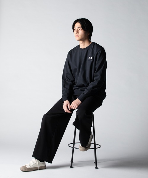 UNDER ARMOUR（アンダーアーマー）の「UAエッセンシャルテリー クルー（トレーニング/メンズ）（スウェット・メンズ・ブラック・M/XL/S/XXL/L）」の13枚目の写真