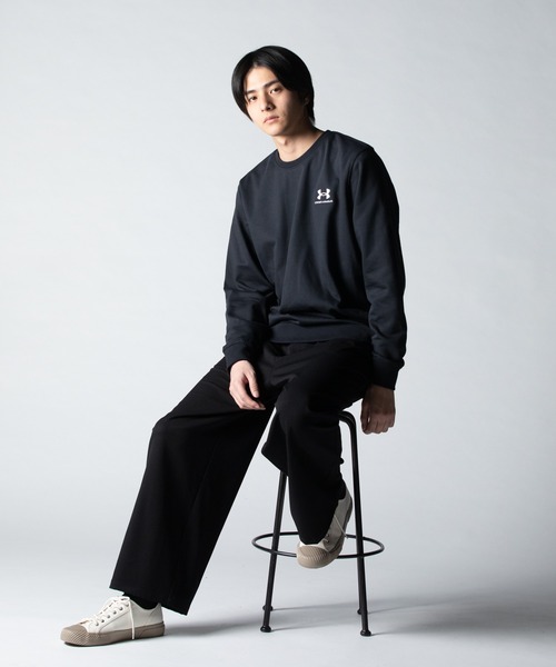 UNDER ARMOUR（アンダーアーマー）の「UAエッセンシャルテリー クルー（トレーニング/メンズ）（スウェット・メンズ・ブラック・M/XL/S/XXL/L）」の14枚目の写真