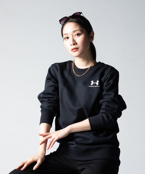 UNDER ARMOUR（アンダーアーマー）の「UAエッセンシャルテリー クルー（トレーニング/メンズ）（スウェット・メンズ・ブラック・M/XL/S/XXL/L）」の17枚目の写真