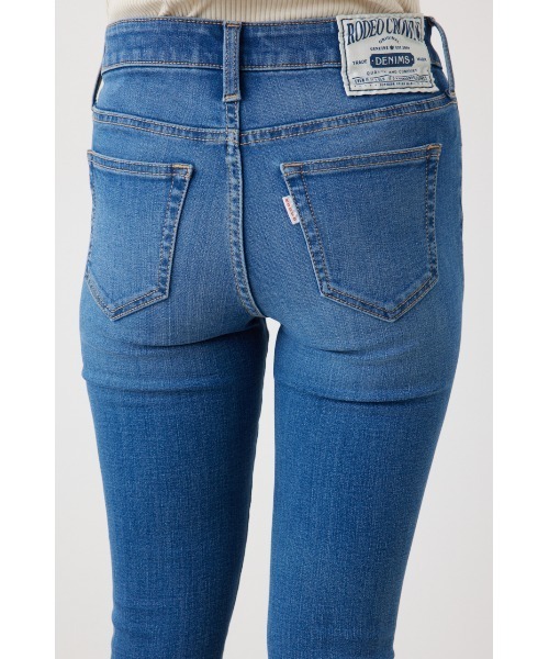 RODEO CROWNS WIDE BOWL(ロデオクラウンズワイドボウル)の「RODEASY SKINNY DENIM(デニムパンツ・レディース・ブルー/ブラック/ダークブルー・MEDIUM/X-SMALL/SMALL)」の12枚目の写真