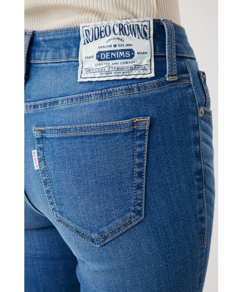 RODEO CROWNS WIDE BOWL(ロデオクラウンズワイドボウル)の「RODEASY SKINNY DENIM(デニムパンツ・レディース・ブルー/ブラック/ダークブルー・MEDIUM/X-SMALL/SMALL)」の14枚目の写真
