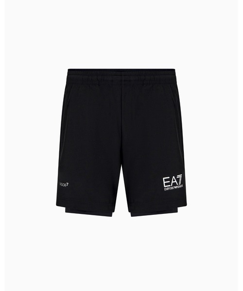 EMPORIO ARMANI EA7（エンポリオアルマーニイーエーセブン）の「【エンポリオ アルマーニ EA7】Dynamic Athlete ショートパンツ VIGOR7 テクニカルファブリック（その他パンツ・メンズ・ブラック・LARGE/MEDIUM/X-LARGE/SMALL/X-SMALL）」の2枚目の写真