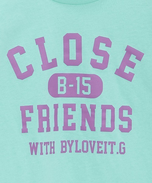 by LOVEiT（バイラビット）の「【WEB限定】肩あき長袖Tシャツ（Tシャツ/カットソー・キッズ・サックスブルー/ブラック/オフホワイト/ピンク・120cm/130cm/140cm/150cm/160cm）」の8枚目の写真