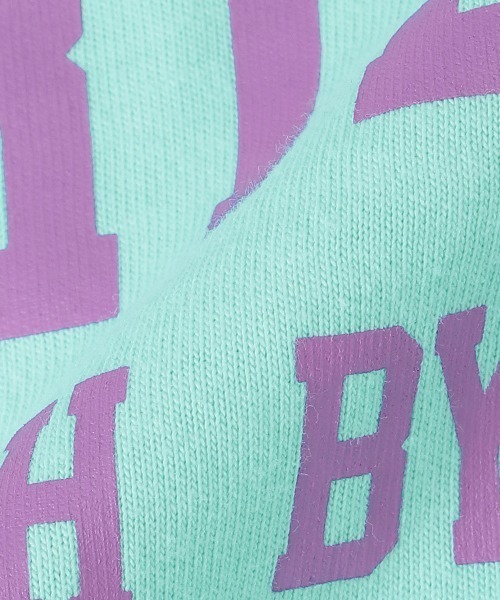 by LOVEiT（バイラビット）の「【WEB限定】肩あき長袖Tシャツ（Tシャツ/カットソー・キッズ・サックスブルー/ブラック/オフホワイト/ピンク・120cm/130cm/140cm/150cm/160cm）」の5枚目の写真