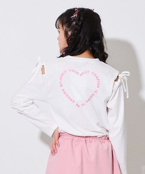 お値下げ！アルチビオ♥美品長袖シャツ　M セール】【WEB限定】肩あき長袖Tシャツ（Tシャツ/カットソー