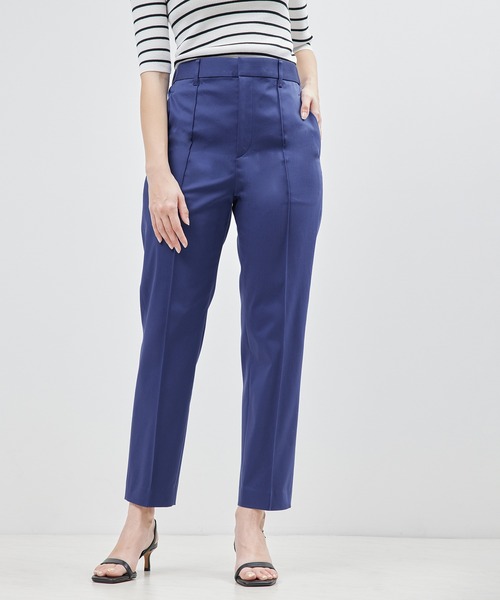 ROPE'（ロペ）の「シャンブレーストレッチピンタックパンツ（その他パンツ・レディース・ライトグレー/ブルー/ブラック・36/38）」の3枚目の写真