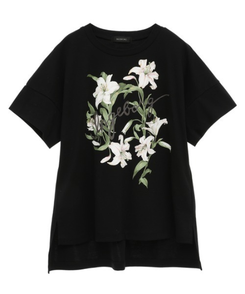 INGEBORG（インゲボルグ）の「ゆりワンポイントpt.カットソー（T