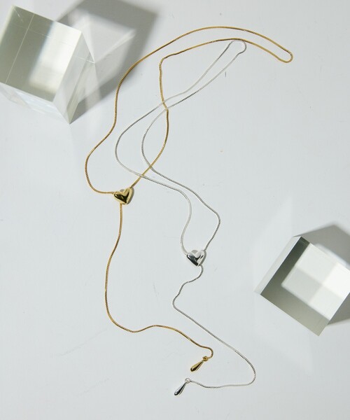 Firsthand（ファーストハンド）の「Firsthand/ファーストハンド HEART POINT NECKLACE / ハートポイントネックレス / チョーカー / ロングネックレス（ネックレス・レディース・ゴールド/シルバー・FREE）」の9枚目の写真