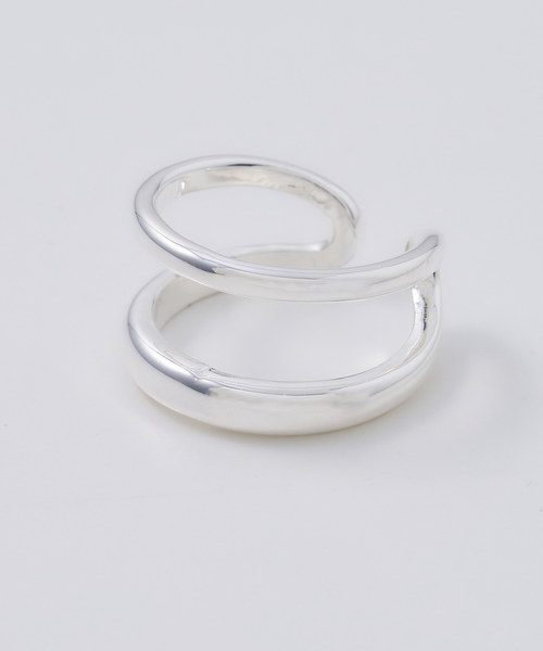 collex(コレックス)の「ダブルラインピンキーリング(リング・レディース・ゴールド/シルバー・フリー)」の4枚目の写真